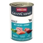 Animonda Gran Carno Somonlu & Ispanaklı Yetişkin Köpek Konserve 400 Gr