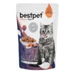 BesPet Adult Jelly Pouch Somonlu Kedi Maması 85 Gr