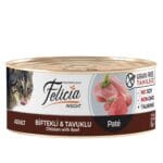 Felicia Tahılsız Biftekli & Tavuklu Kedi Konserve 85 Gr
