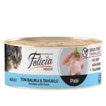 Felicia Tahılsız Ton Balıklı & Tavuklu Kedi Konserve 85 Gr