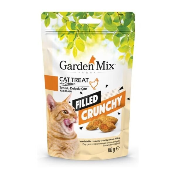 Garden Mix Tavuklu İçi Dolgulu Kedi Ödül 60 Gr