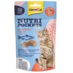 GimCat Nutri Pockets Balıklı & Somonlu Kedi Ödül 60 Gr