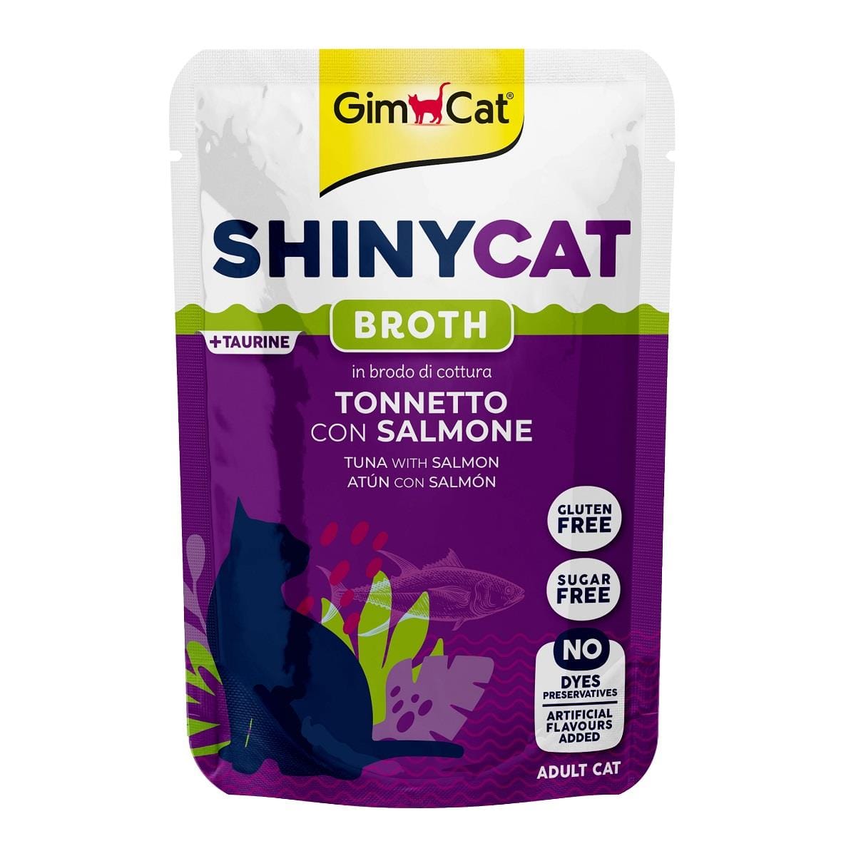 GimCat Shiny Cat Ton Balıklı & Somonlu Kedi Maması 70 Gr
