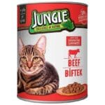 Jungle Biftekli Kedi Konserve Maması 415 Gr