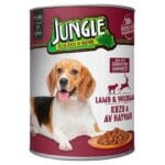 Jungle Kuzulu & Av Hayvanlı Köpek Konserve Maması 415 Gr