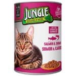 Jungle Somonlu & Karidesli Kedi Konserve Maması 415 Gr