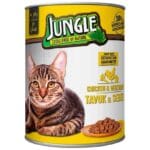 Jungle Tavuklu & Sebzeli Kedi Konserve Maması 415 Gr