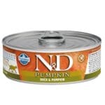 N&D Prime Ördekli & Bal Kabaklı Kedi Konserve Maması 70 Gr