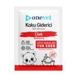 OneVet Strawberry Kedi Kumu Çilek Kokulu Koku Giderici 25 Gr
