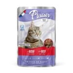 Plaisir Biftekli & Hindili Kedi Konserve 100 Gr