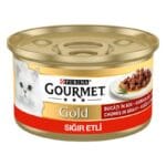 Pro Plan Gurme Gold Parça Etli Soslu Sığır Etli Kedi Konserve Maması 85 Gr