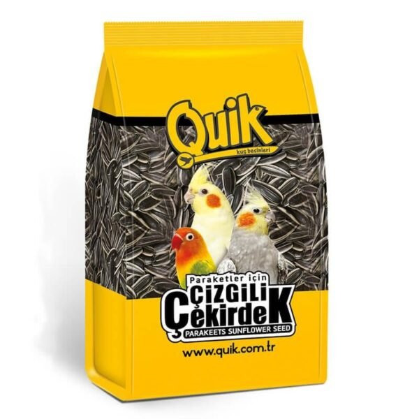 Quik Çizgili Paraket & Papağan Çekirdeği 500 Gr