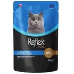 Reflex Plus Ton Balıklı & Alabalıklı Yetişkin Kedi Konserve Maması 85 Gr