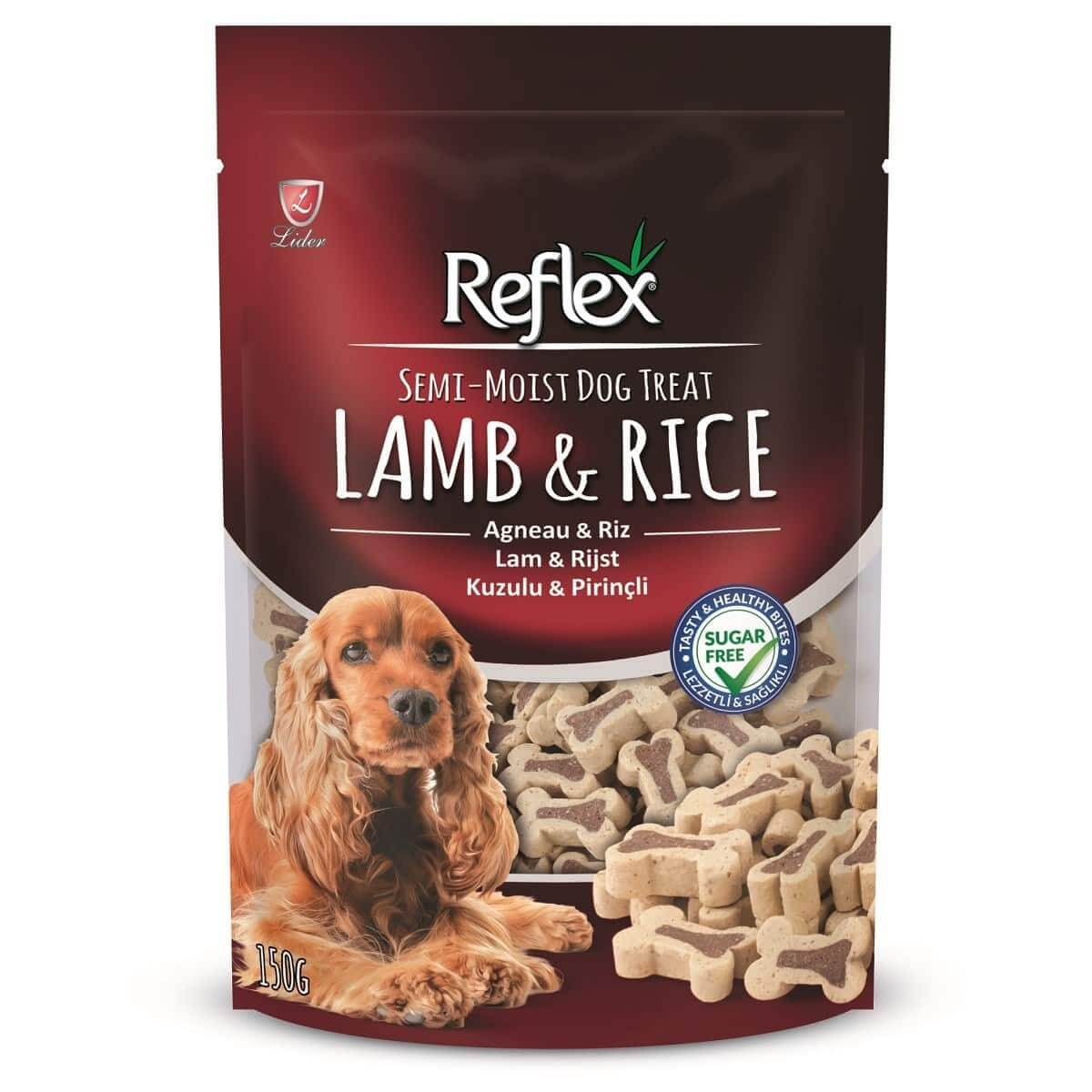 Reflex Semi-Moist Kuzulu Pirinçli Köpek Ödül 150 Gr