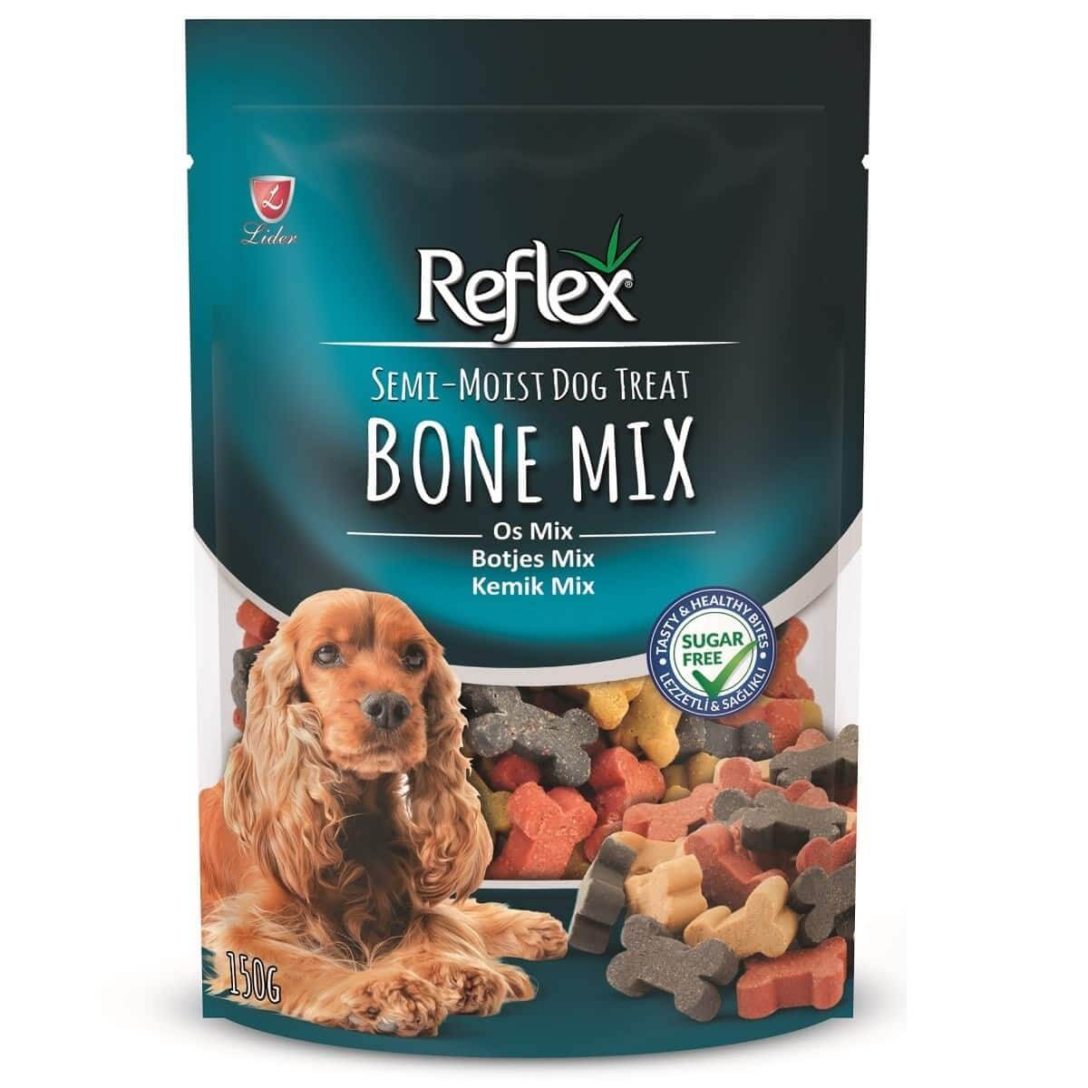 Reflex Semi-Moist Mini Mix Kemik Köpek Ödül 150 Gr