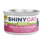 GimCat Shiny Cat Tavuklu & Karidesli Soslu Kedi Konserve Maması 70 Gr