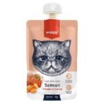 Wanpy Somonlu & Tavuklu & Havuçlu Kedi Ödül Ezme 90 Gr