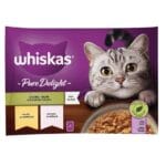 Whiskas Pure Delight Tavuk & Somon Kedi Konserve Maması 4'lü Paket