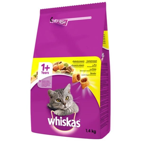 Whiskas Tavuklu Yetişkin Kuru Kedi Maması 1.4 Kg