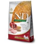 N&D Düşük Tahıllı Tavuklu & Narlı Yaşlı Mini Köpek Maması 2.5 Kg