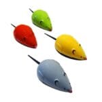 Pet Corn Renkli Kurmalı Fare Kedi Oyuncağı 5,5 Cm