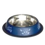 Tommy Çelik Köpek Mavi Mama Kabı