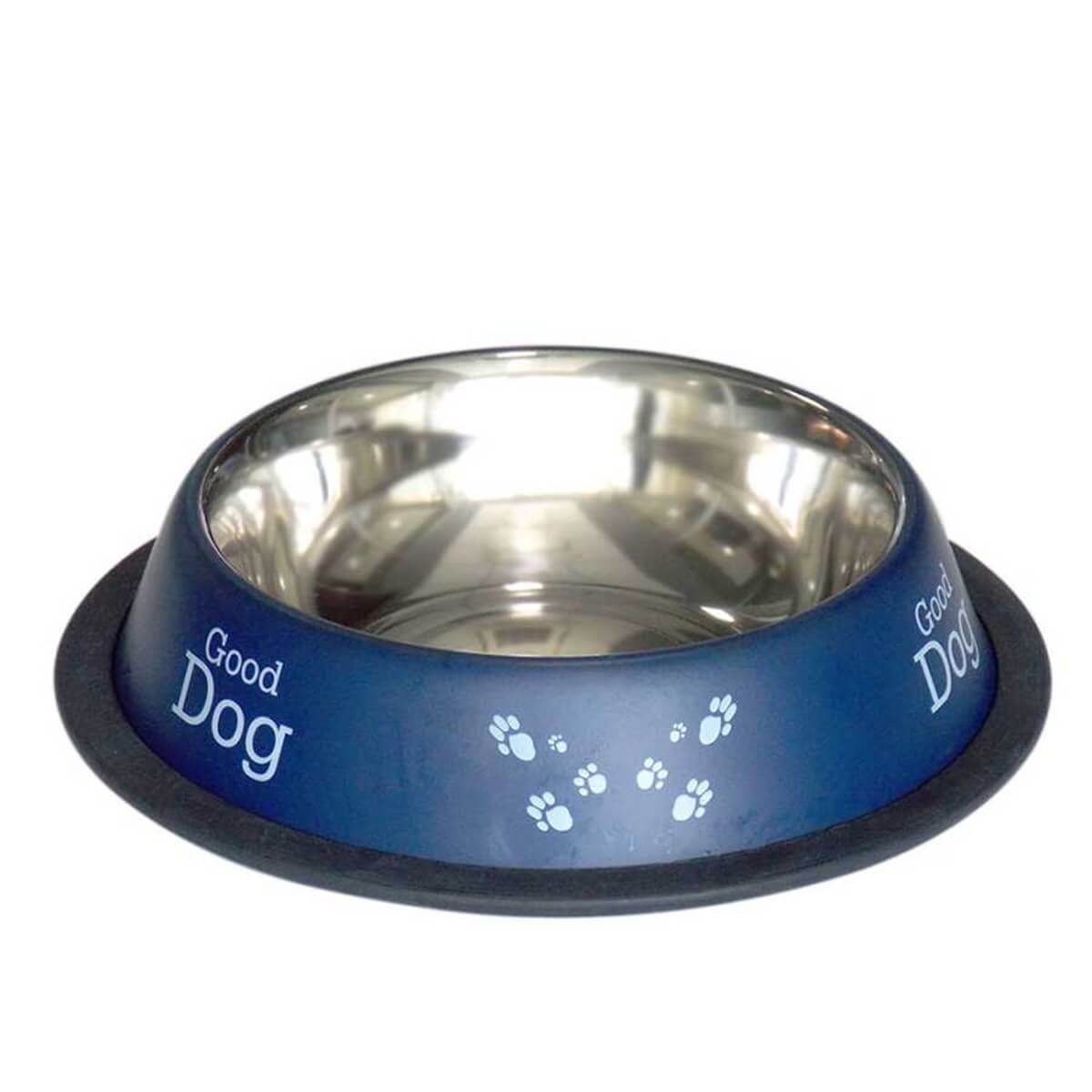 Tommy Çelik Köpek Mavi Mama Kabı