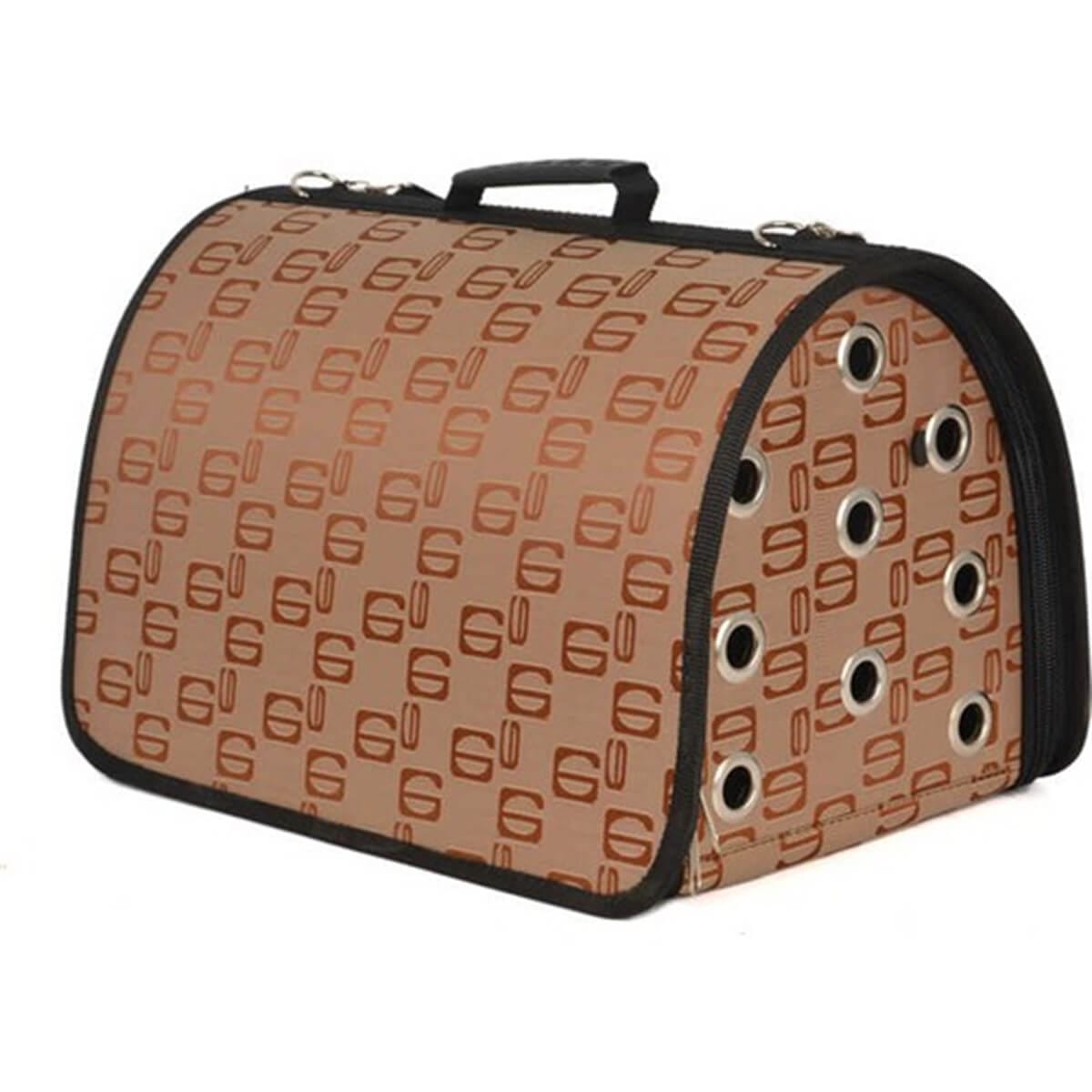 Pet Pretty Flybag Kedi & Köpek Kahverengi Taşıma Çantası