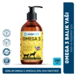 OneVet Omega 3 Kedi ve Köpekler İçin Deri & Tüy Sağlığı Destekleyici Balık Yağı