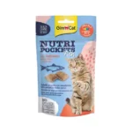 GimCat Nutri Pockets Somonlu Kedi Ödül Tableti 60 Gr
