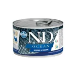 N&D Ocean Ringa Balıklı ve Karidesli Küçük Irk Yetişkin Köpek Konserve Maması 140 Gr