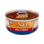 N&D Pumpkin Bal Kabaklı & Bıldırcınlı Yetişkin Kedi Konserve Maması 70 Gr