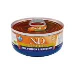 N&D Pumpkin Tahılsız Bal Kabaklı, Kuzu Etli & Yaban Mersinli Yetişkin Kedi Konserve Maması 70 Gr