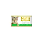 Nutri Feline Tahılsız Ton Balıklı, Tavuklu & Ciğer Etli Yetişkin Kedi Konserve Maması 85 Gr