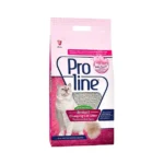 Proline İnce Taneli Bentonit Bebek Pudralı Topaklanan Kedi Kumu 5 Lt