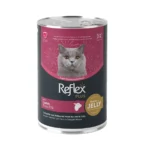 Reflex Plus Jöle Et Parçacıklı & Kuzu Etli Yetişkin Kedi Maması 400 Gr