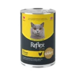 Reflex Plus Sos Et Parçacıklı & Tavuklu Yetişkin Kedi Maması 400 Gr