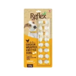 Reflex Tavuk Düğümlü Köpek Çiğneme Kemiği 8'li 100 Gr