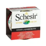 Schesir Ton Balıklı & Karidesli Yetişkin Kedi Konserve Maması 85 Gr