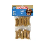 Snacky Natural Preslenmiş Yüksek Proteinli Köpek Çiğneme Kemiği 10'lu