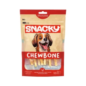 Snacky Twist Çubuk Çiğneme Kemiği 10’lu