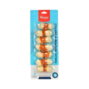 Wanpy Tavuk Sargılı Çiğneme Kemiği 7’li 90 Gr
