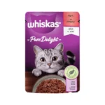 Whiskas Pure Delight Sığır Etli Yetişkin Kedi Pouch Yaş Mama 85 Gr