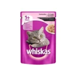 Whiskas Somonlu Yetişkin Kedi Pouch Yaş Mama 85 Gr