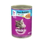 Whiskas Ton Balıklı Yetişkin Kedi Konserve Maması 400 Gr