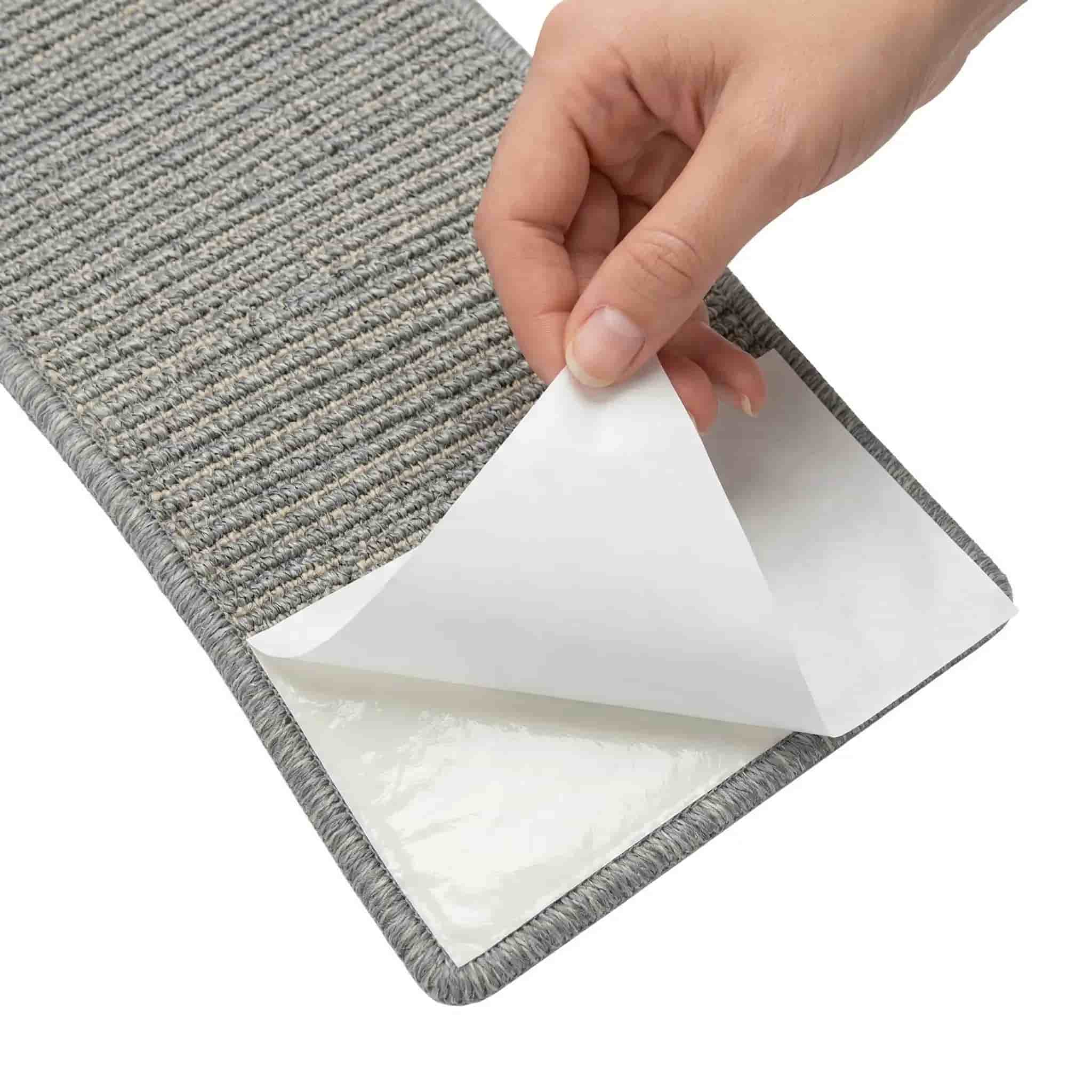 Kendinden Yapışkanlı Gri Sisal Kedi Tırmalama Matı Koltuk & Mobilya Koruyucu - Görsel 2