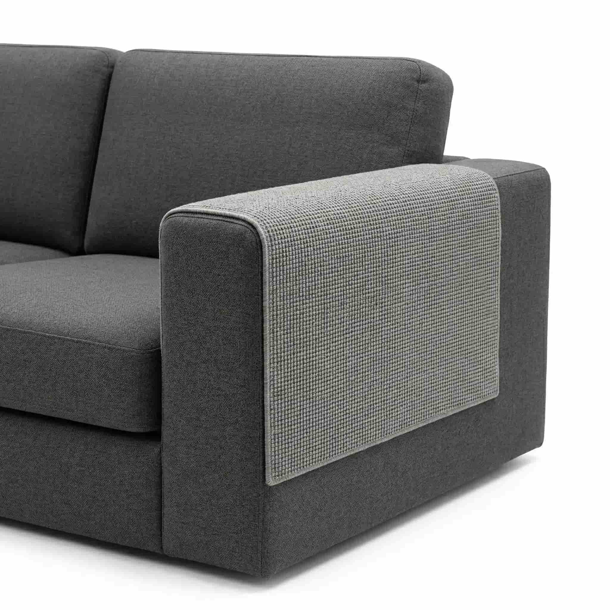 Kendinden Yapışkanlı Gri Sisal Kedi Tırmalama Matı Koltuk & Mobilya Koruyucu